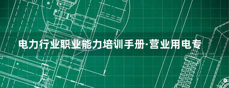 电力行业职业能力培训手册·营业用电专业 用电监察（检查）员 山东电力集团公司组编 (2005版)